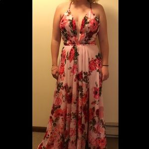 Floral prom dress